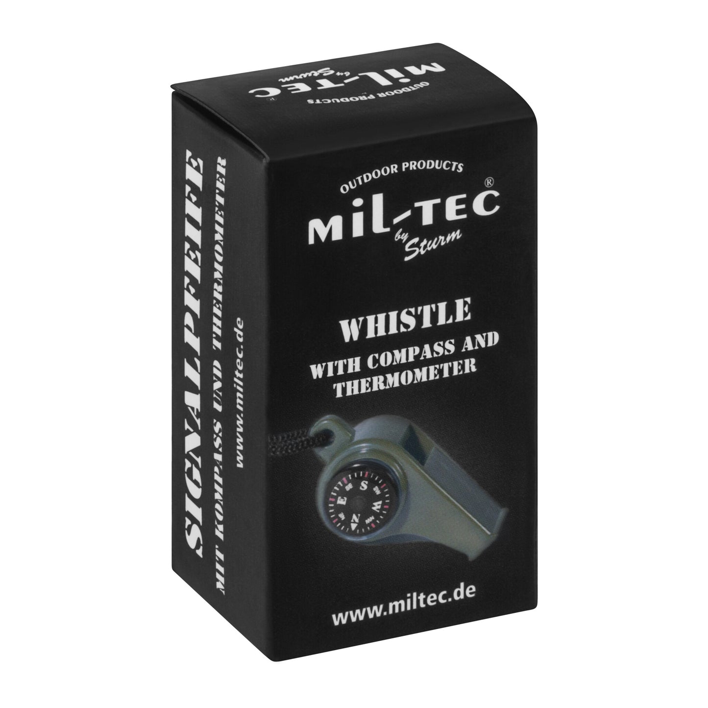 Gwizdek Mil-Tec z kompasem i termometrem