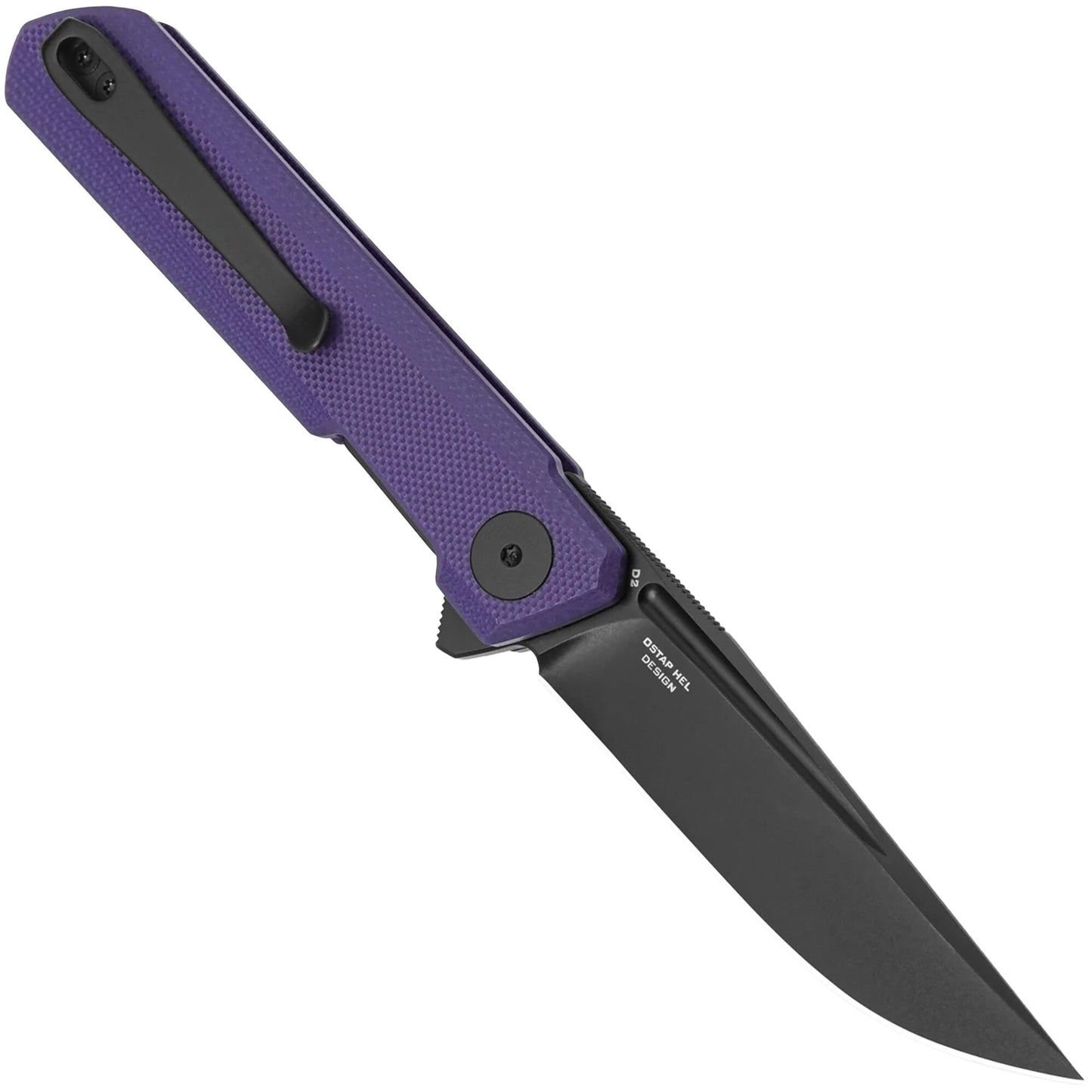 Nóż składany Bestechman Mini Dundee - Purple/Black DLC