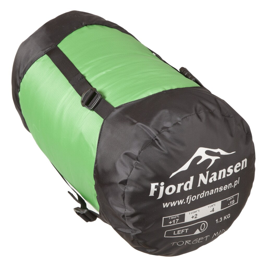 Śpiwór Fjord Nansen Torget MID Emerald 1300 g - lewy