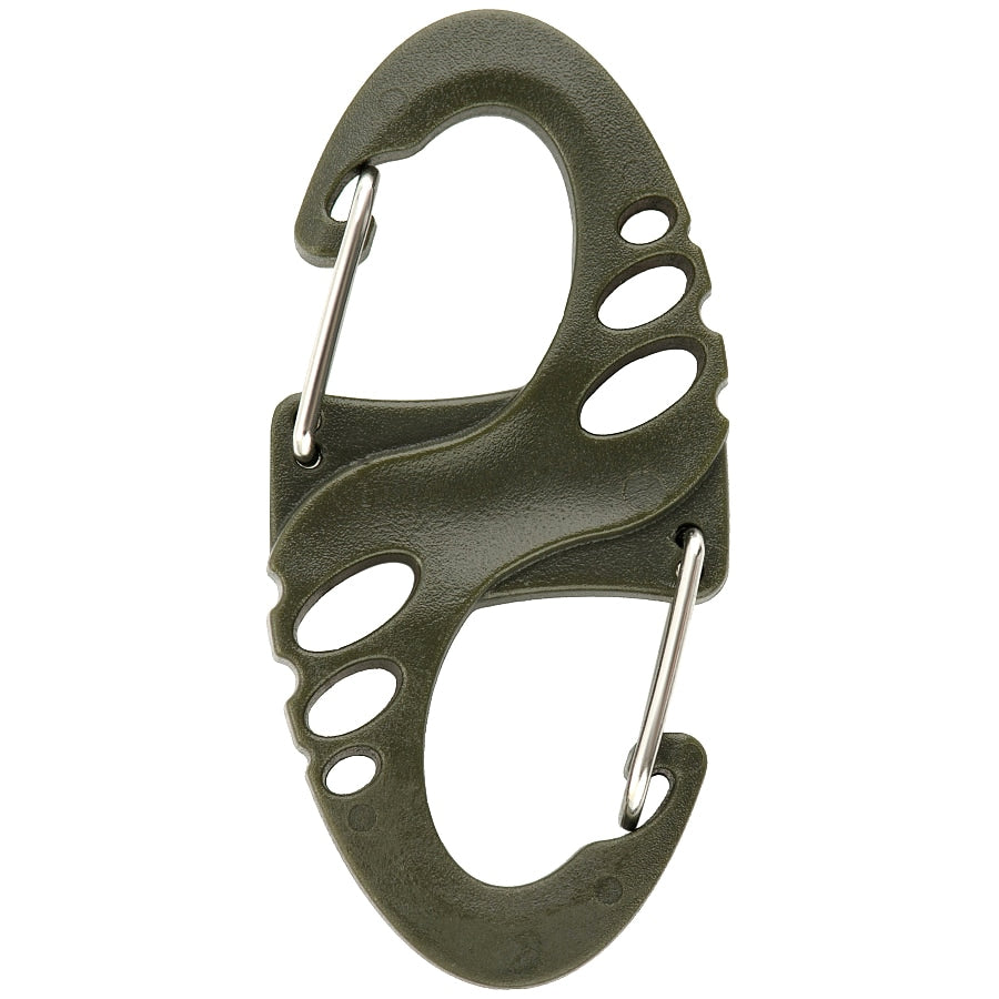 Karabińczyk M-Tac S-Hook plastikowy Olive - 5 szt.