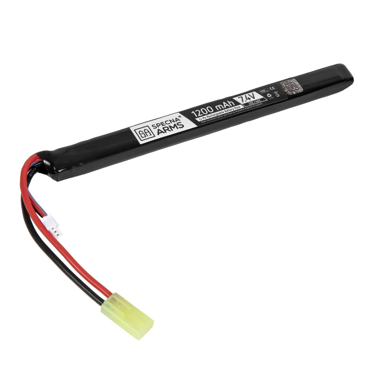 Akumulator ASG Specna Arms Li-Po 7,4V 1200 mAh 20C/40C - Tamiya mała