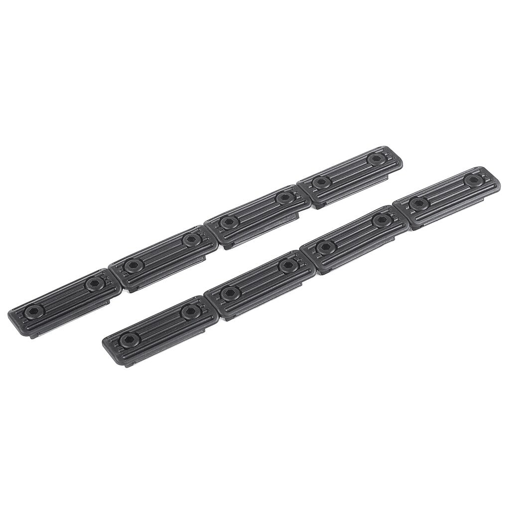 Panele ochronne na szyny M-LOK ASG Black - 2 szt.
