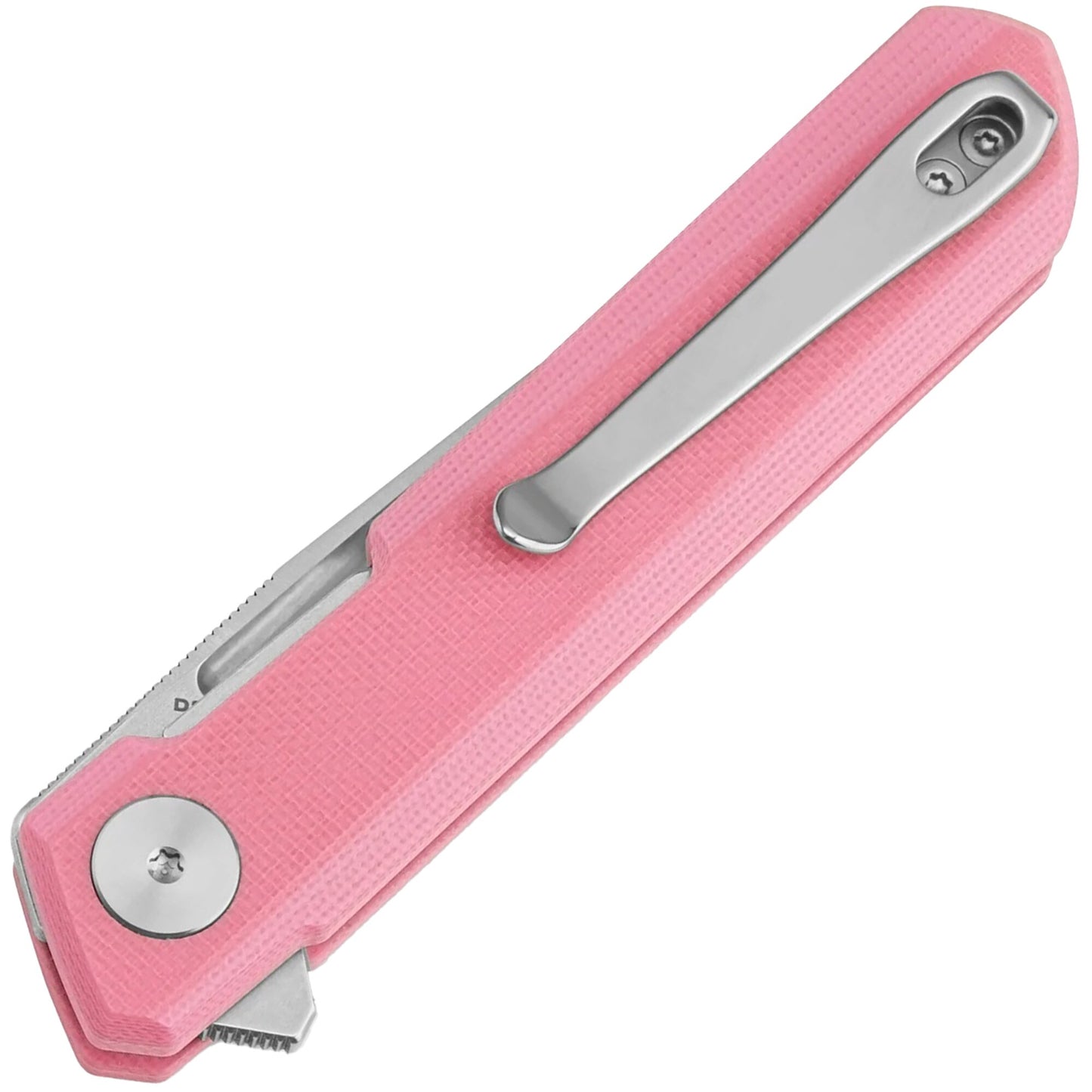 Nóż składany Bestechman Mini Dundee - Pink/Satin Stonewash