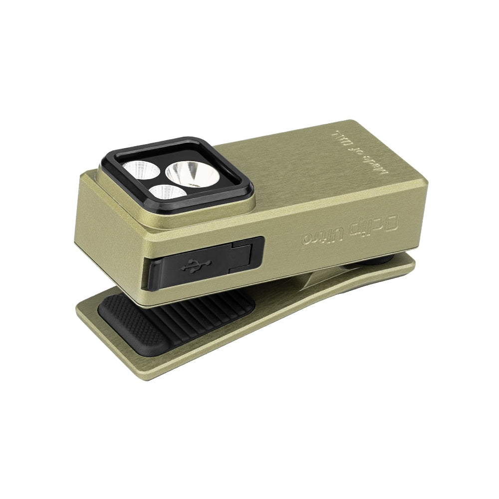 Latarka akumulatorowa Olight Oclip Ultra Olive Green - 530 lumenów
