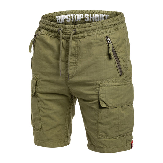 Szorty Alpha Industries Rip-Stop Joggers - Olive