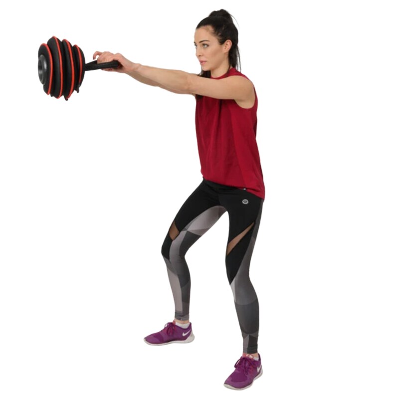 Kettlebell HMS miękki z regulacją obciążenia KRM20