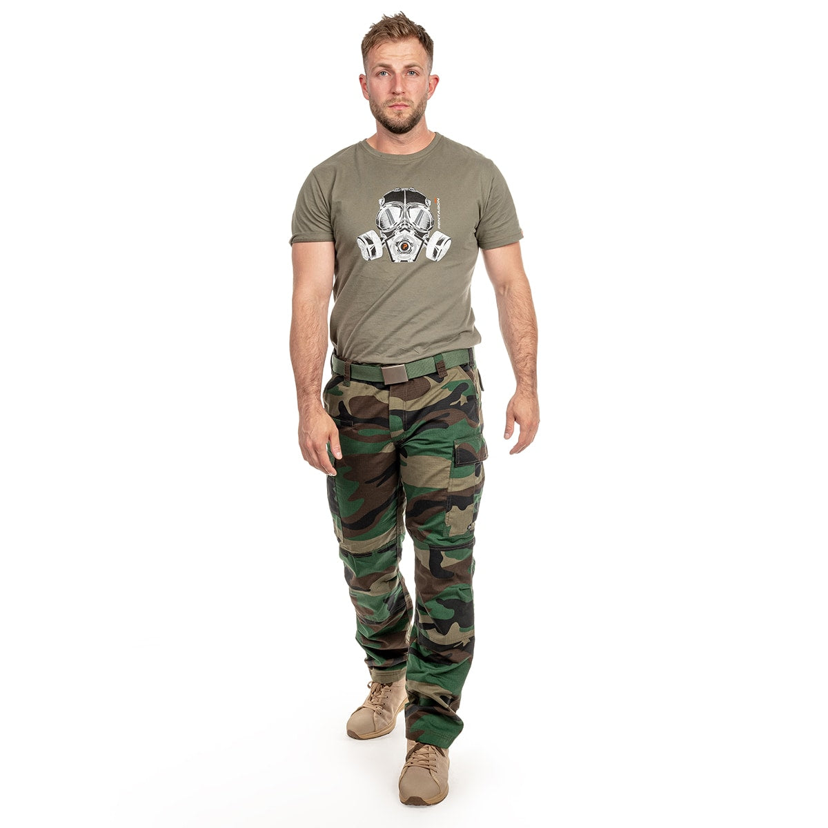 Spodnie wojskowe Pentagon BDU 2.0 - Woodland