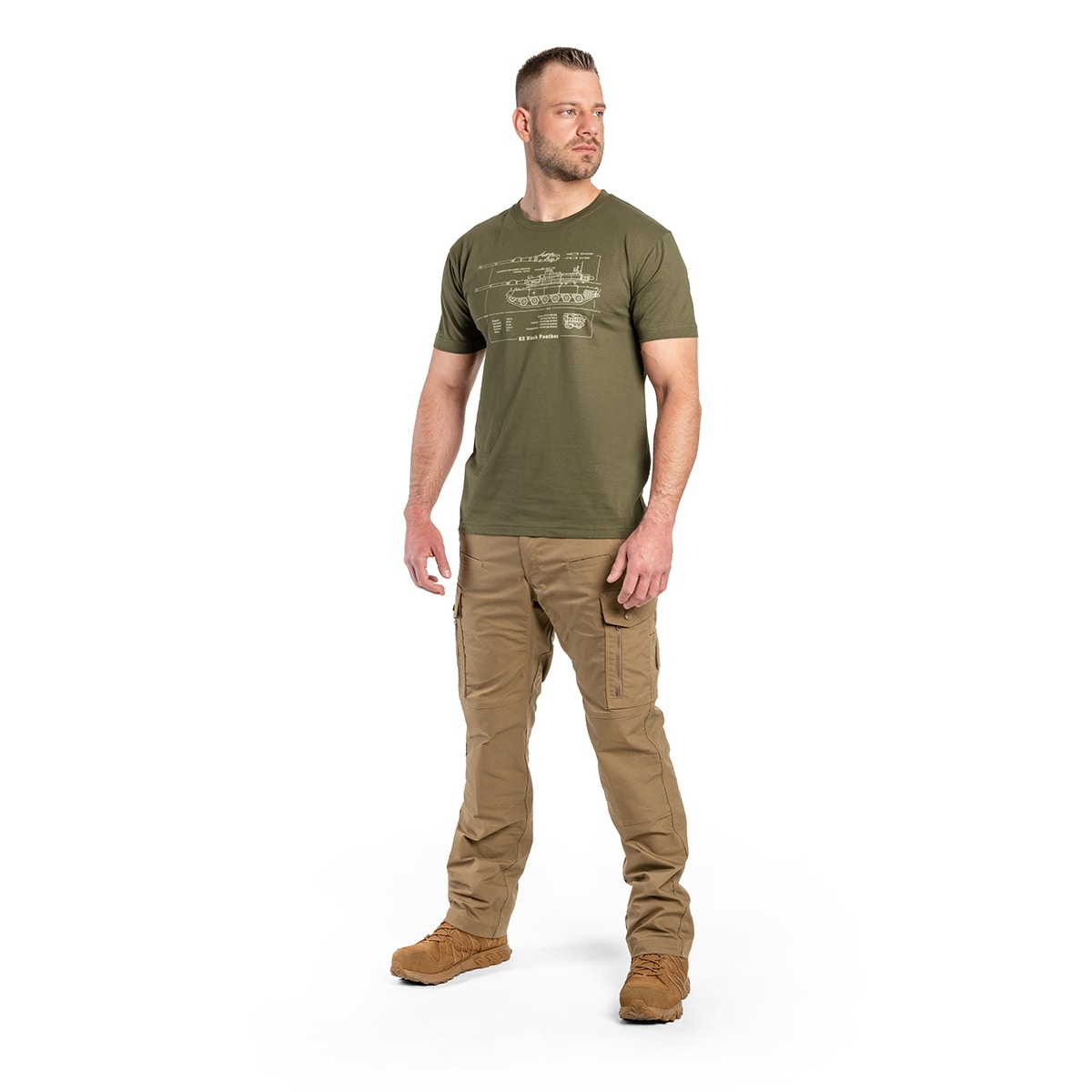 Koszulka T-shirt K2 Black Panther - Olive