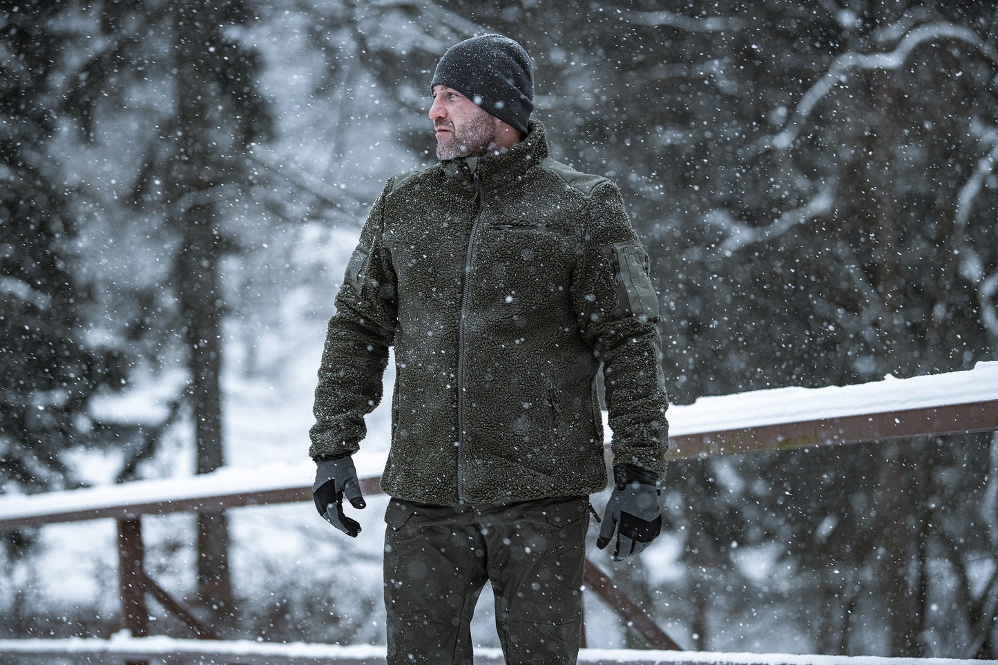 Rękawice Helikon Impact Duty Winter Mk2 - Shadow Grey/Black