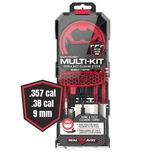 Zestaw do czyszczenia broni Real Avid Gun Boss Multi Kit .357 cal /.38 cal / 9 mm AVGBMK9MM