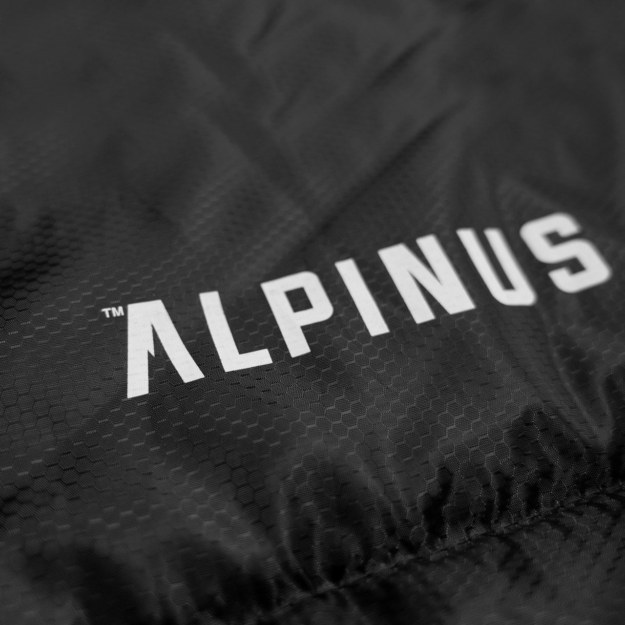 Śpiwór Alpinus Warm 1350 Czarny - lewy