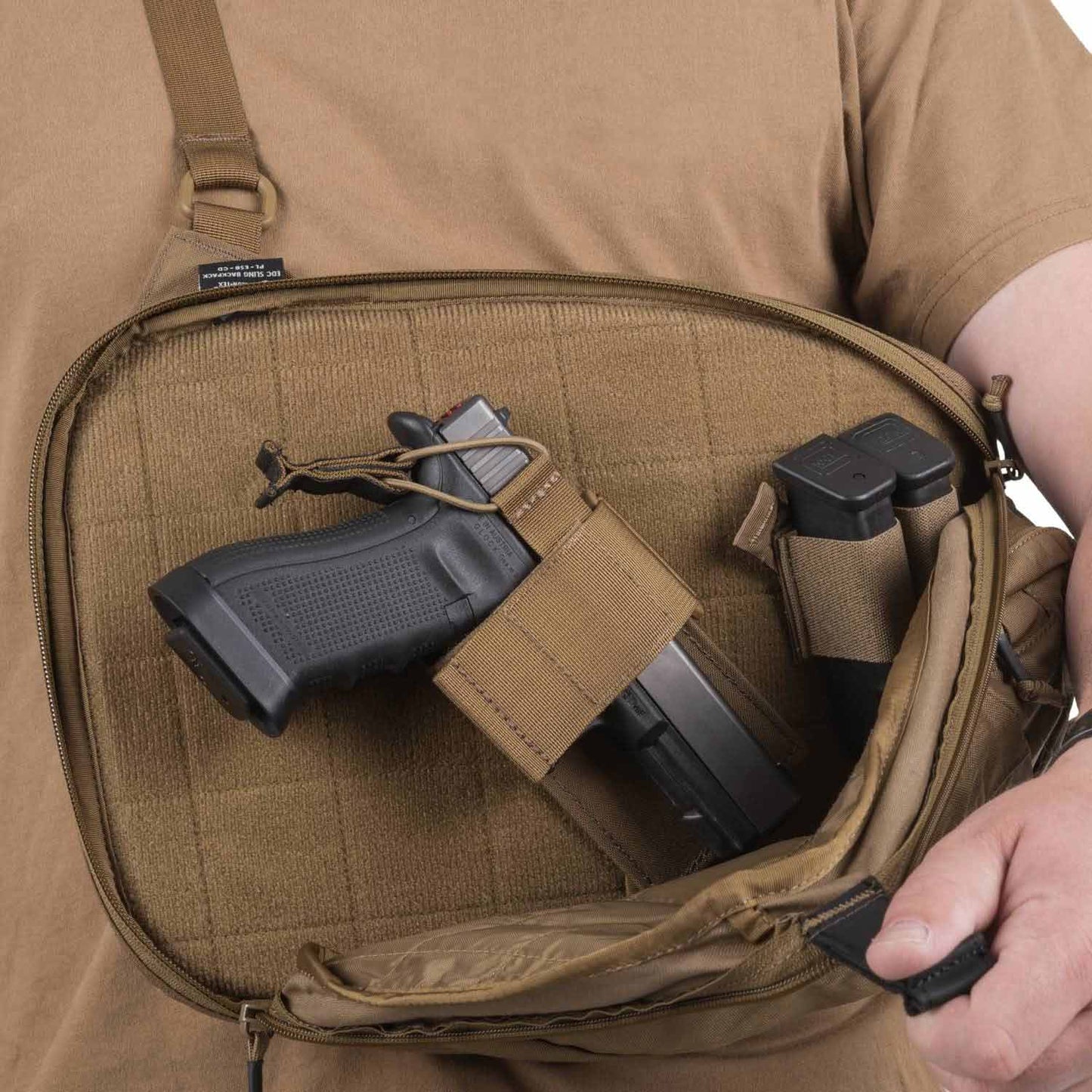 Plecak Helikon EDC Sling Cordura 6,5 l - Coyote