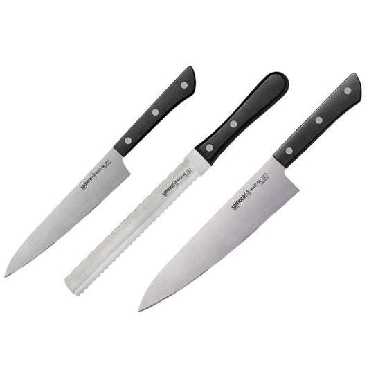 Zestaw 3 noży kuchennych Samura Harakiri 0230B