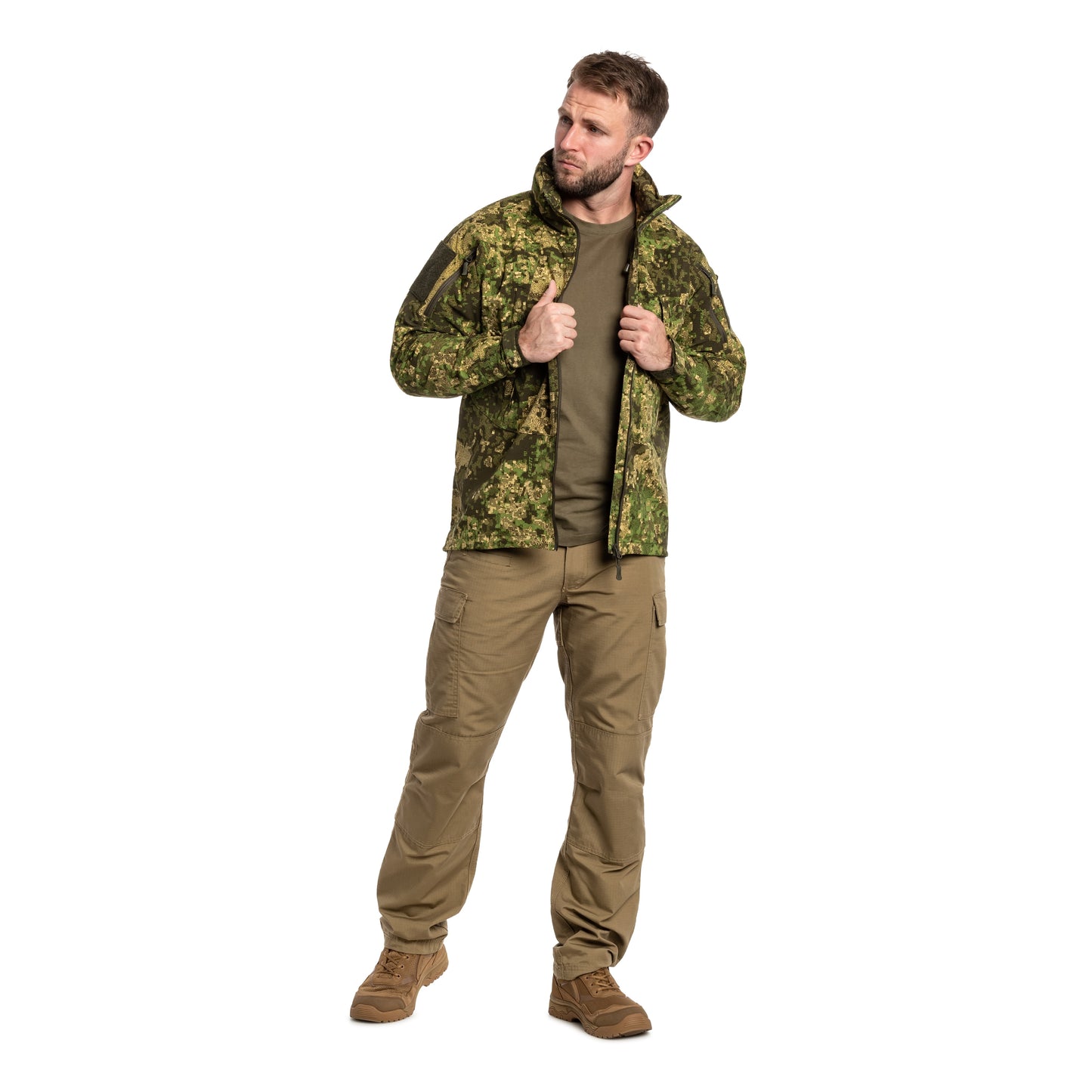 Kurtka Helikon Trooper StormStretch Softshell MK2 - Pencott Wildwood