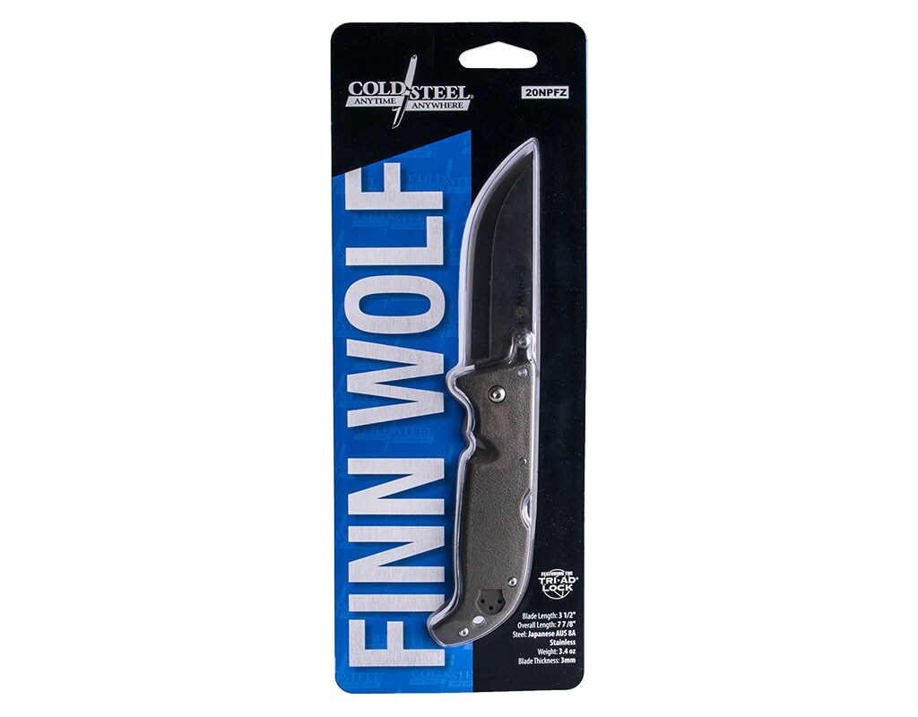 Nóż składany Cold Steel Finn Wolf Olive AUS8A