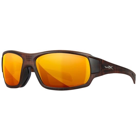 Okulary taktyczne Wiley X Breach - Captivate Polarized Bronze Mirror / Matte Hickory Brown