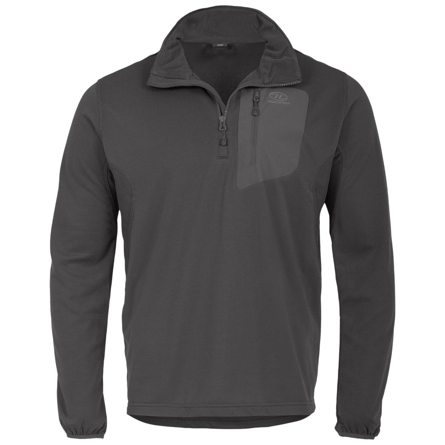 Polar Highlander Outdoor Hirta Grid Fleece - Dark Grey