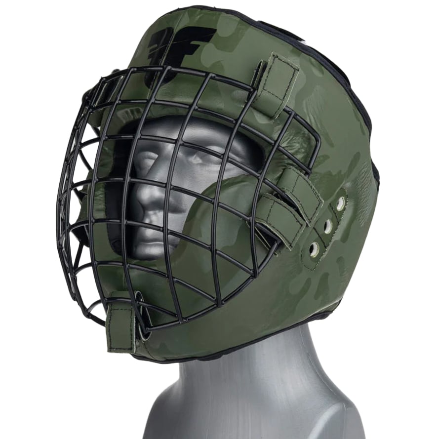 Kask bokserski Fighter Shock Head Guard - Khaki/Camo