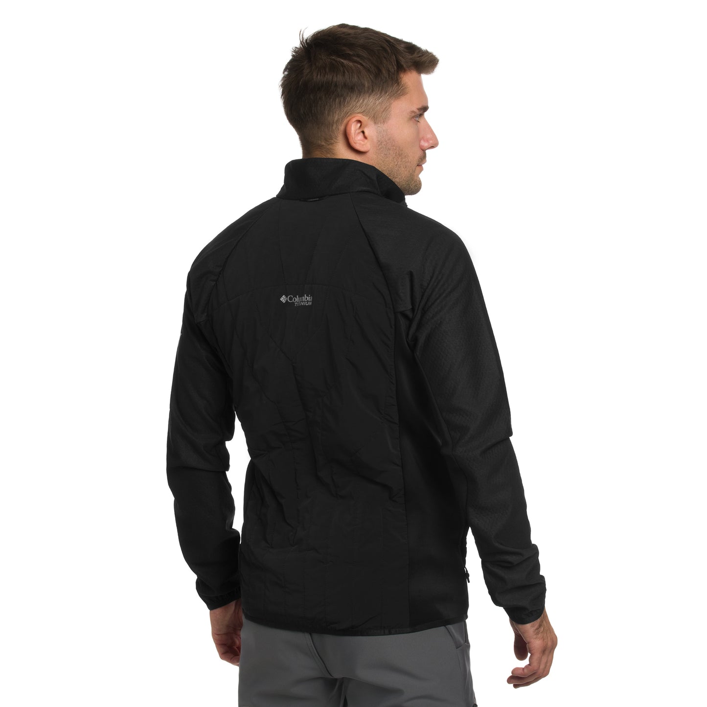 Kurtka Columbia Arctic Crest Hybrid Technical Fleece - Black