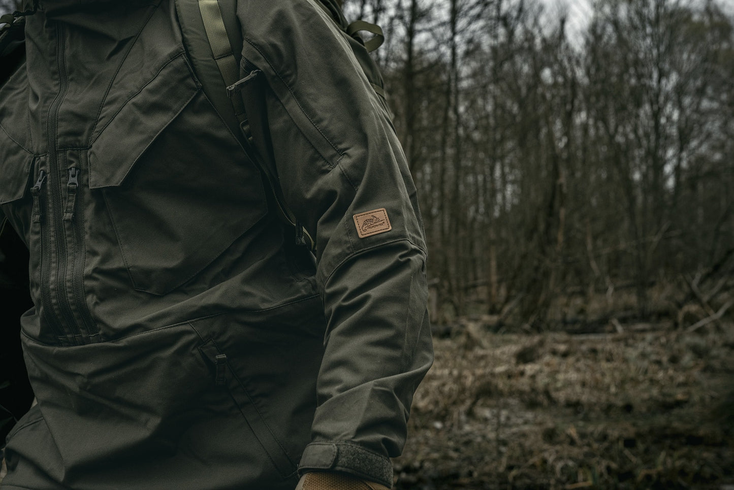 Kurtka Helikon Pilgrim Anorak - Taiga Green
