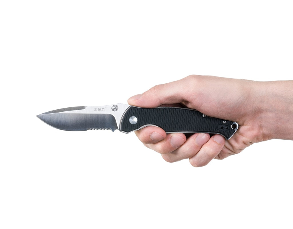 Nóż składany Sanrenmu 9029 Serrated