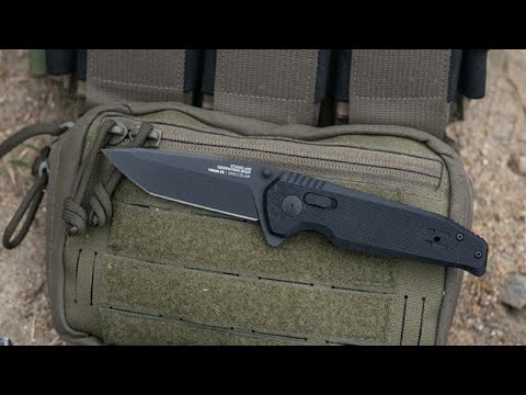 Nóż składany SOG Vision XR Straight Edge - Black