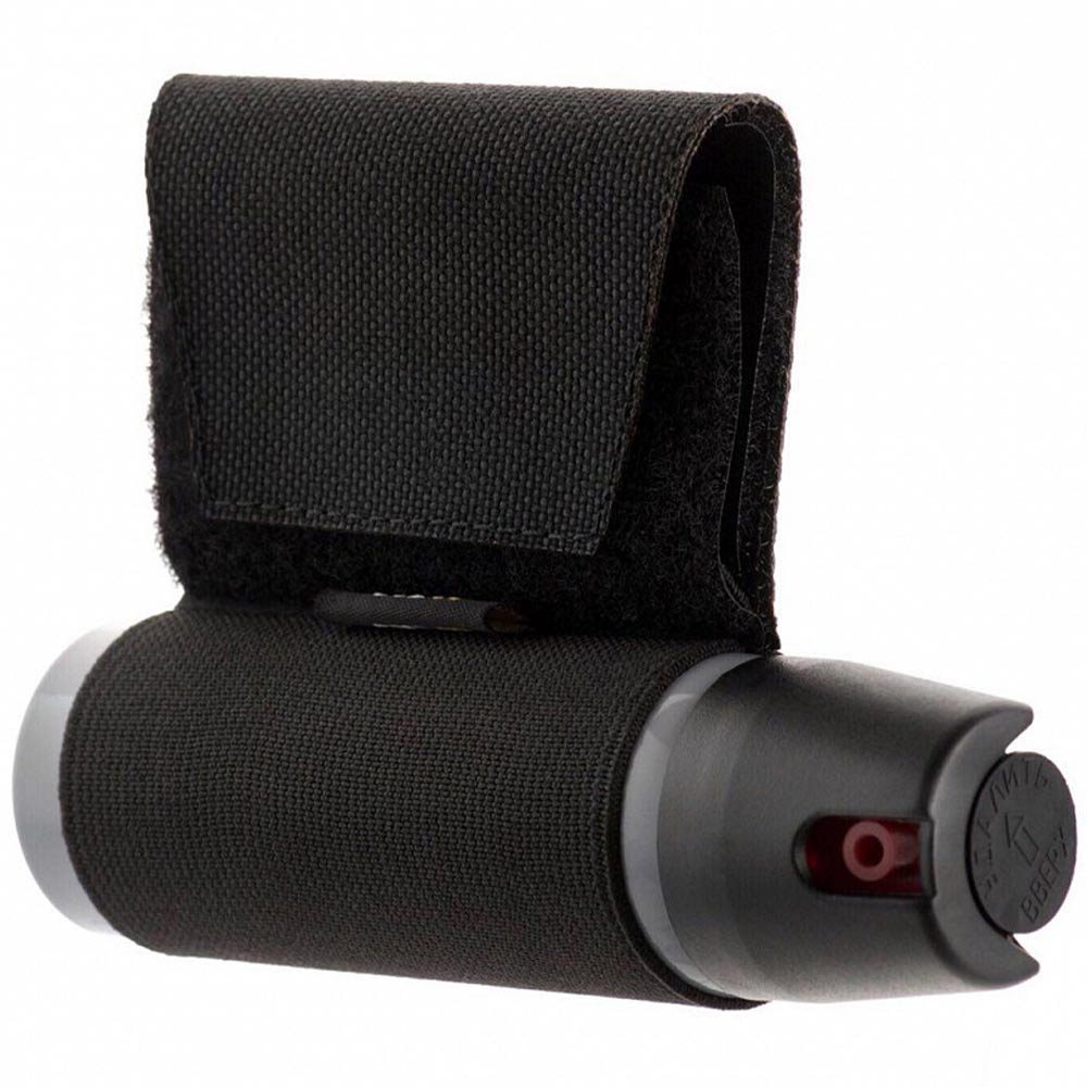 Kabura na gaz pieprzowy M-Tac pozioma Black
