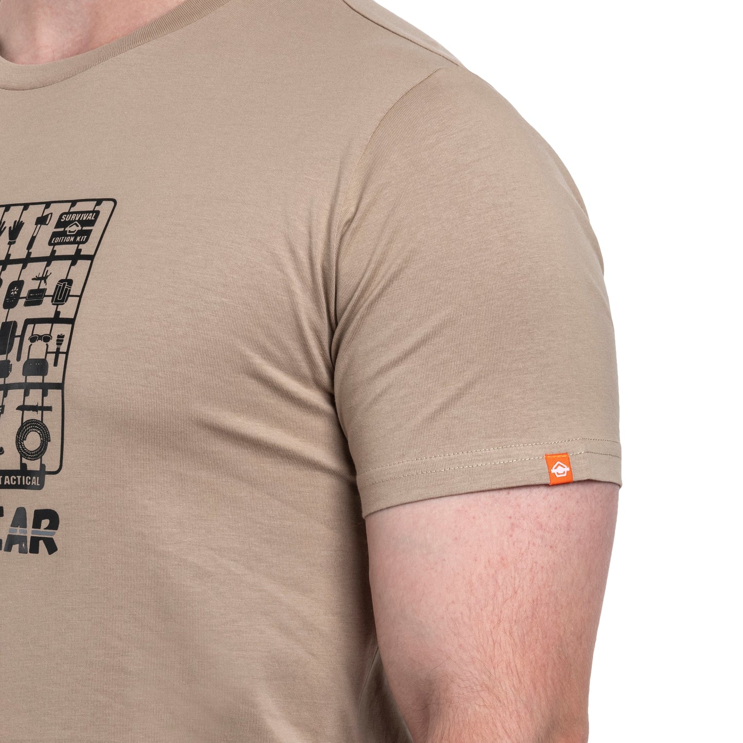 Koszulka T-Shirt Pentagon Ageron "Build Your Gear" - Khaki