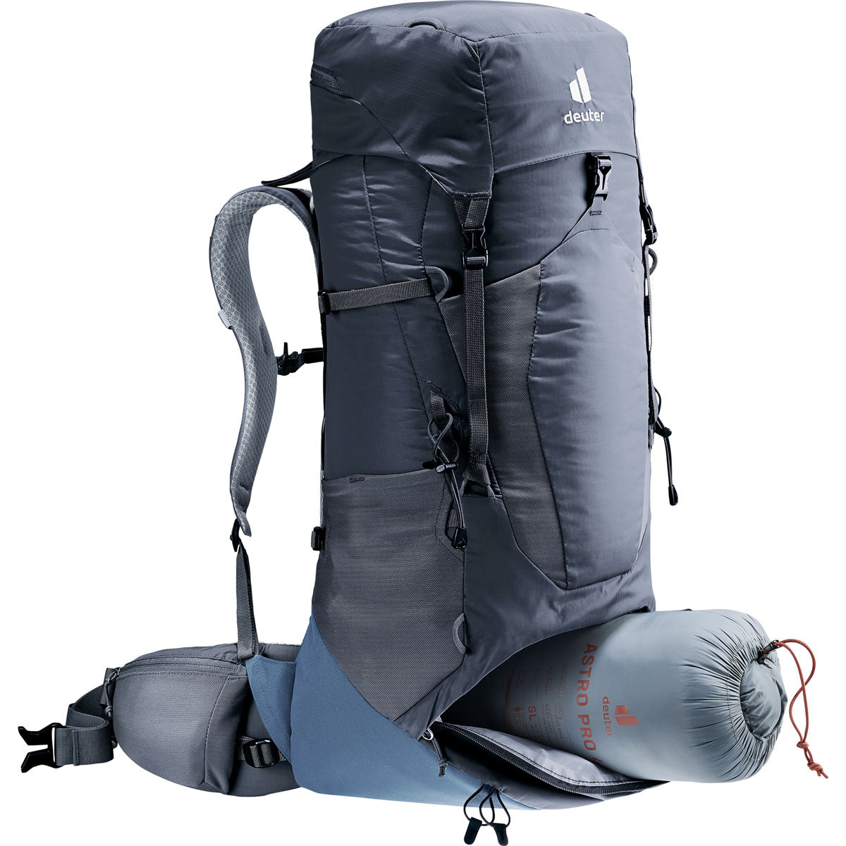 Plecak Deuter Aircontact Lite 40+10 l - Black/Marine