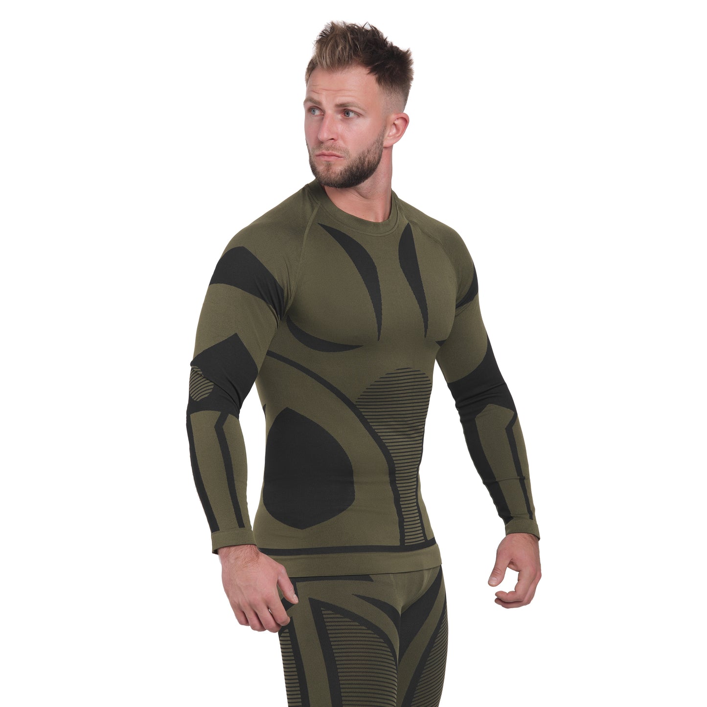 Bielizna termoaktywna Mil-Tec 4-Way Stretch Performance - Olive