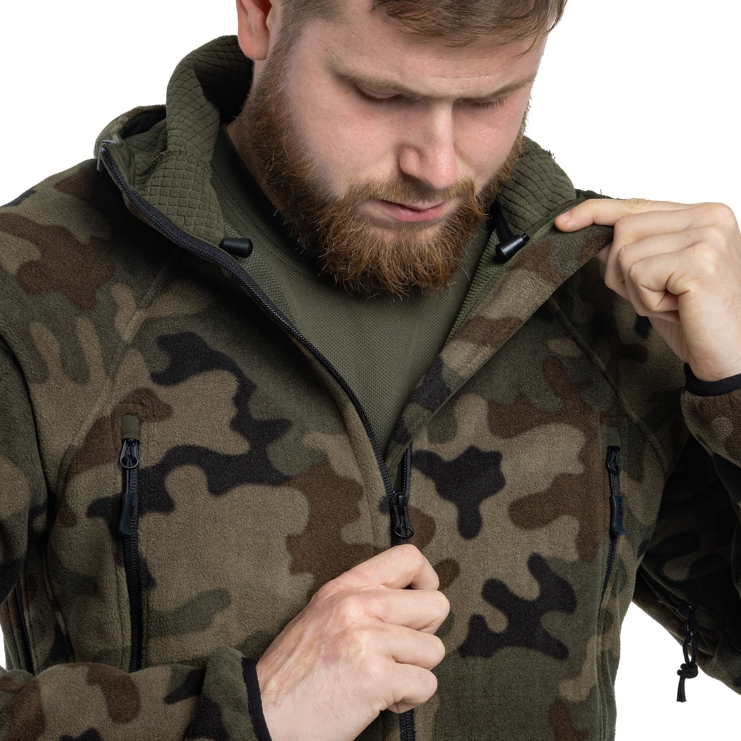 Polar Helikon Patriot MK2 Hybrid Fleece - wz.93 Pantera PL Woodland