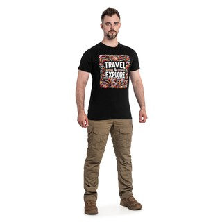 Koszulka T-shirt Voyovnik Travel & Explore - Czarna