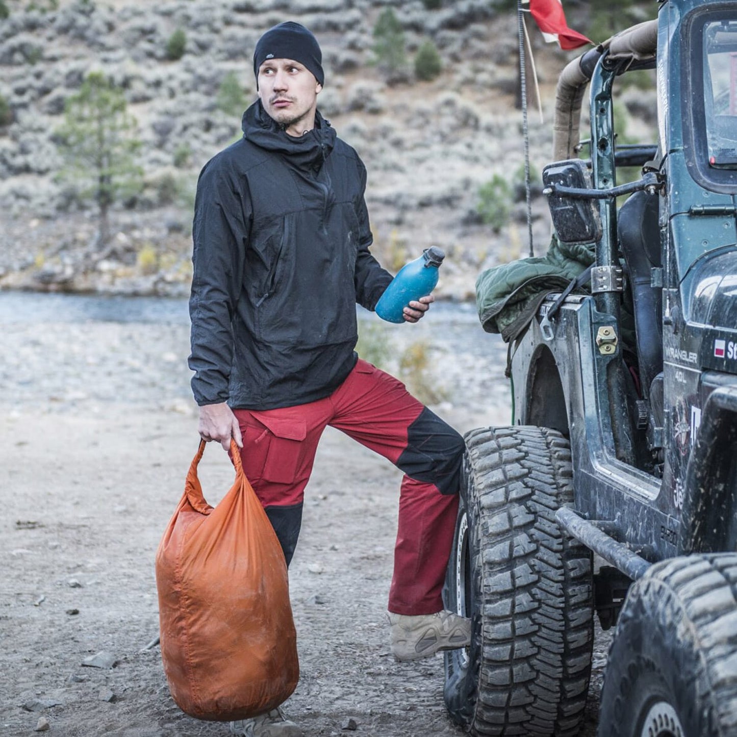 Worek wodoodporny Helikon Arid Dry Sack 50l - Orange/Black