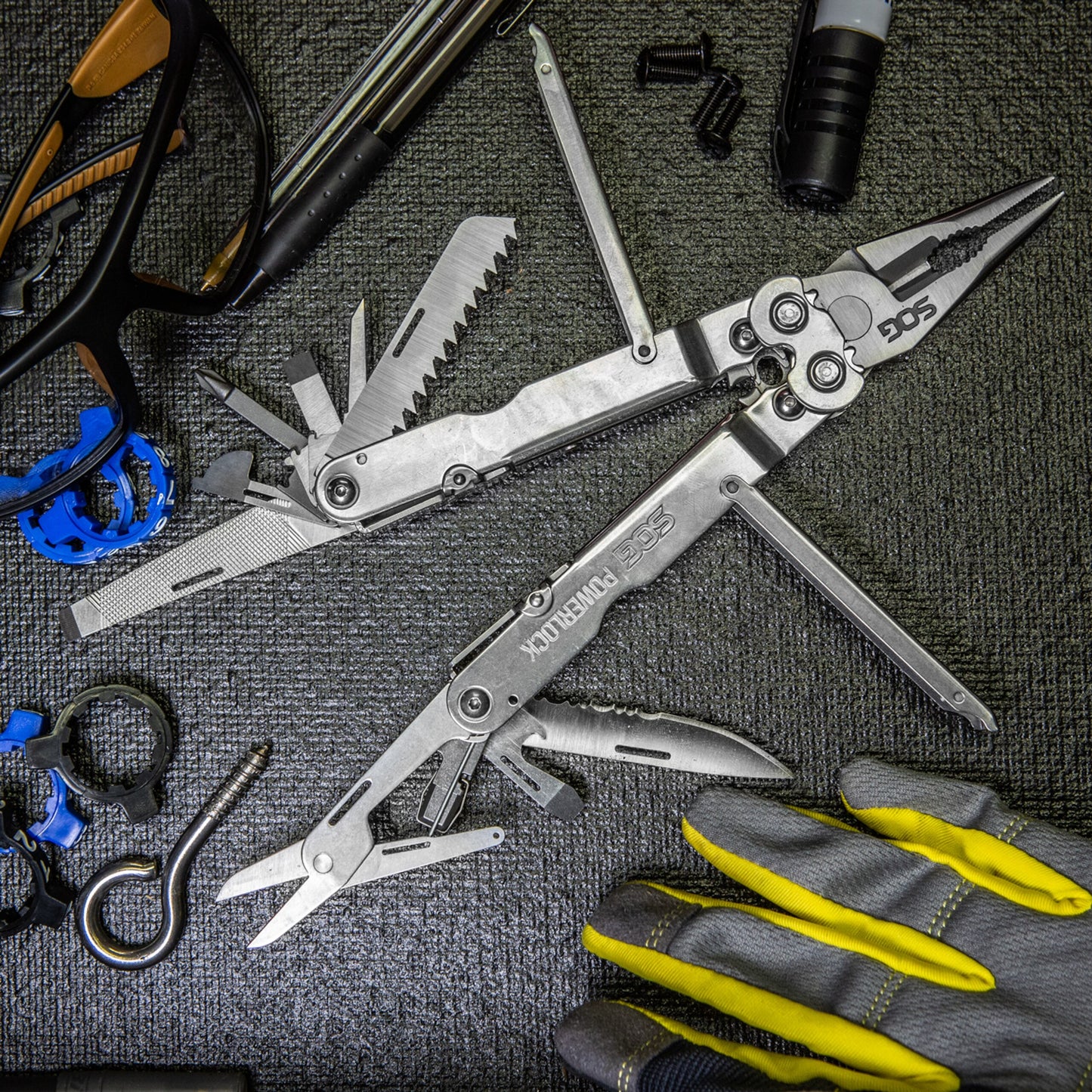 Multitool SOG PowerLock Scissors - Satin