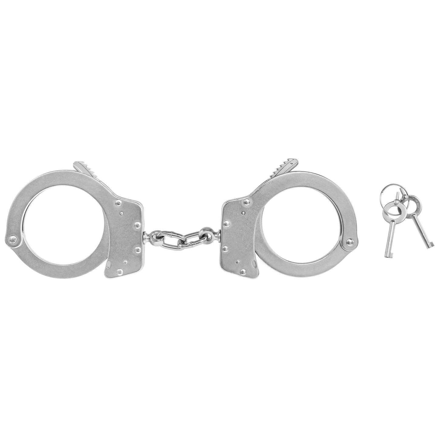 Kajdanki stalowe Mil-Tec - Double Lock - srebrny