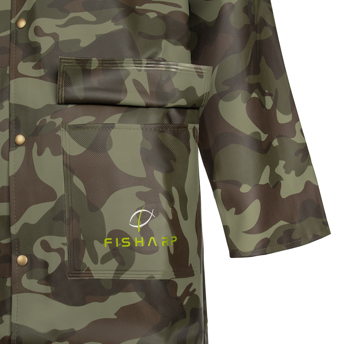 Płaszcz wodoodporny Pros Fisharp - Camo