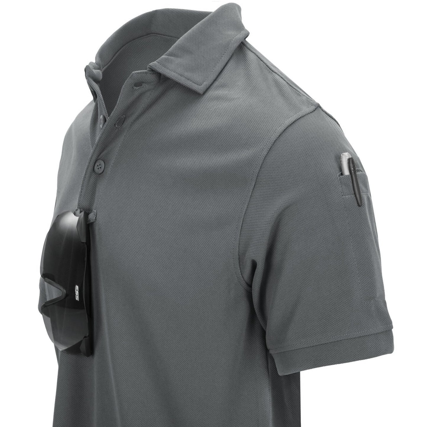 Koszulka termoaktywna Polo Helikon UTL TopCool - Shadow Grey