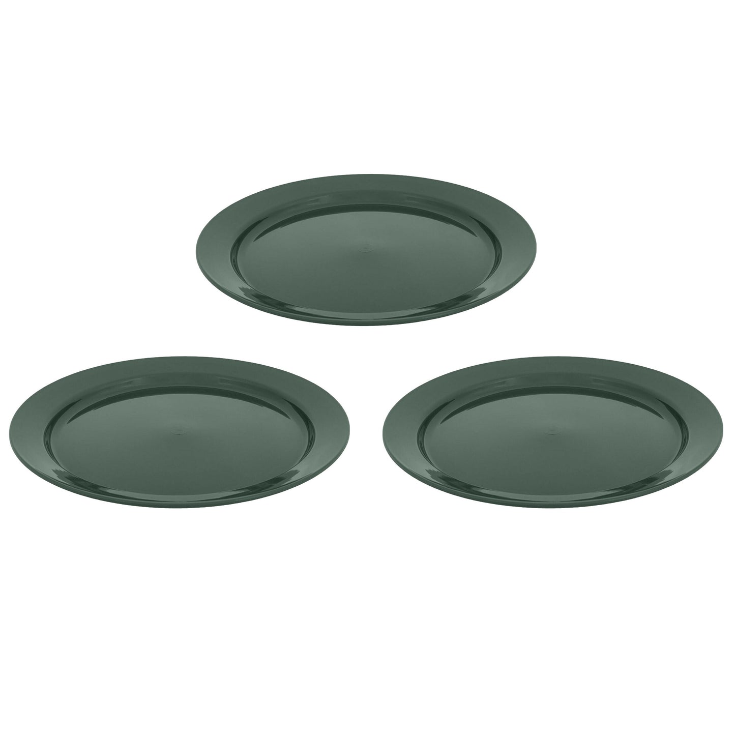 Talerz płaski Highlander Outdoor 24 cm Olive - 3 szt.