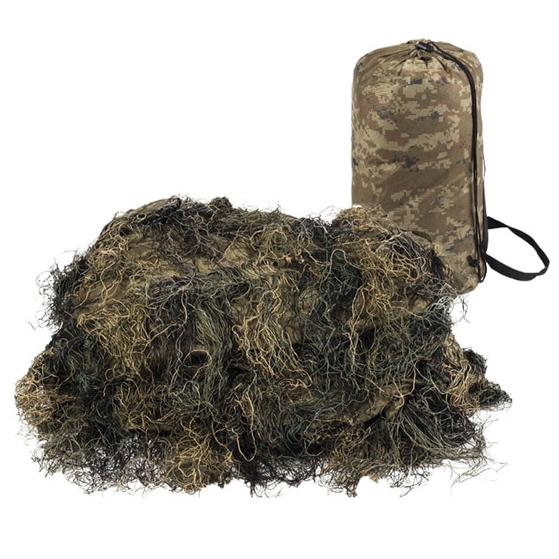 Siatka maskująca Mil-Tec Ghillie Cover Anti Fire 300 x 200 cm - Woodland