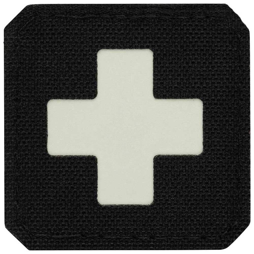 Naszywka medyczna M-Tac Medic Cross Laser Cut fluorescencyjna - Black/GID