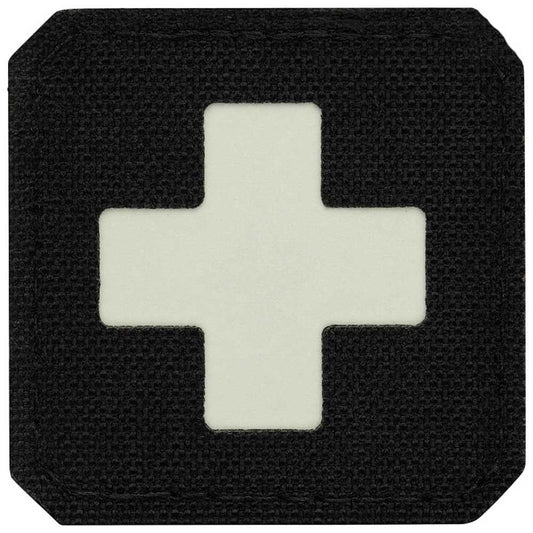 Naszywka medyczna M-Tac Medic Cross Laser Cut fluorescencyjna - Black/GID