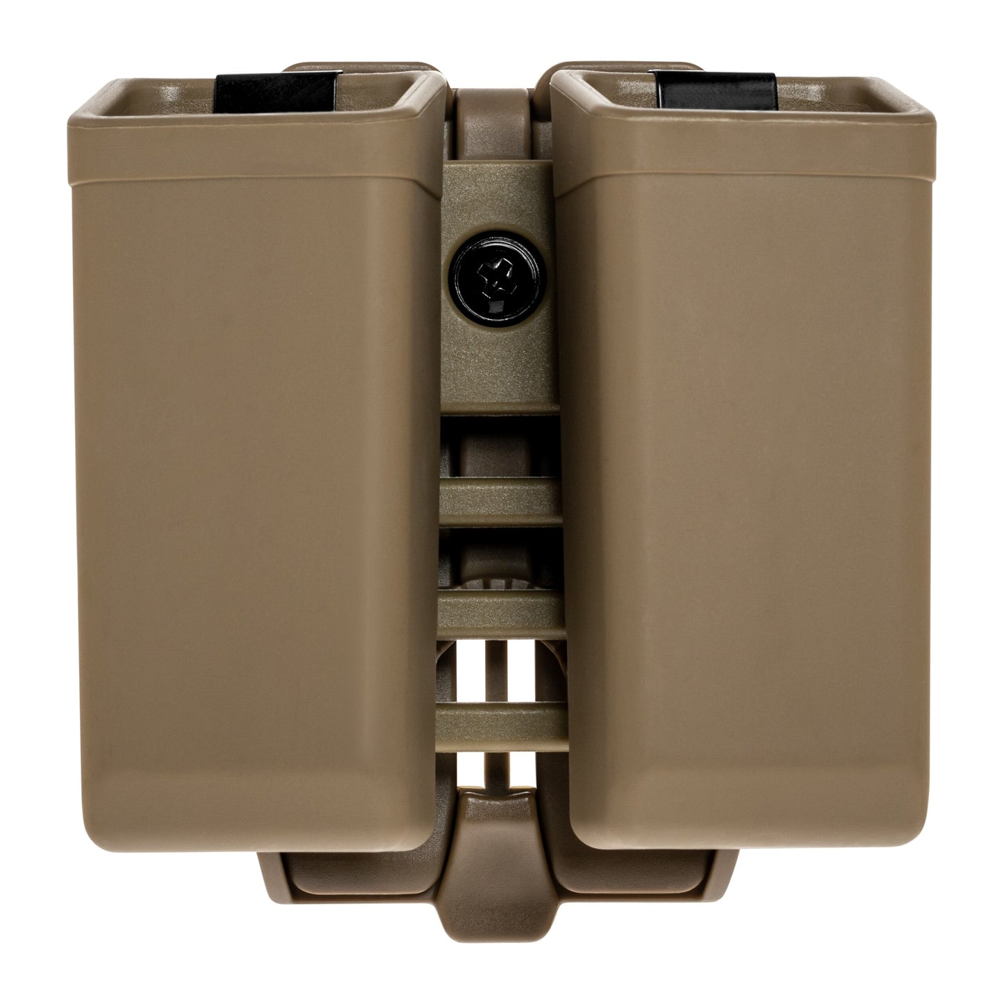 Podwójna ładownica obrotowa ESP z montażem UBC-07 Clip na magazynki MP5/UZI - Khaki