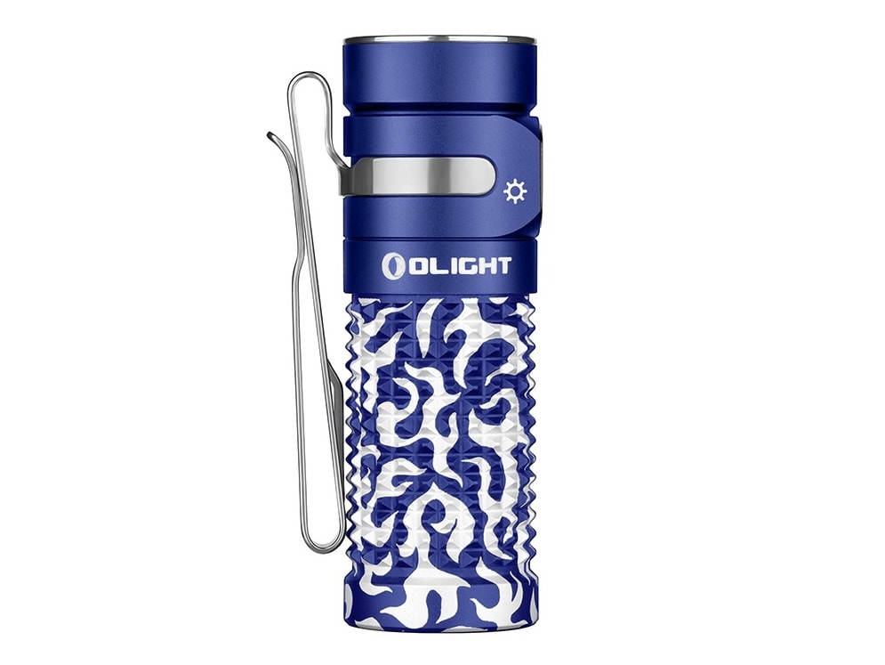 Latarka akumulatorowa Olight Baton 4 Blue Phantom - 1300 lumenów