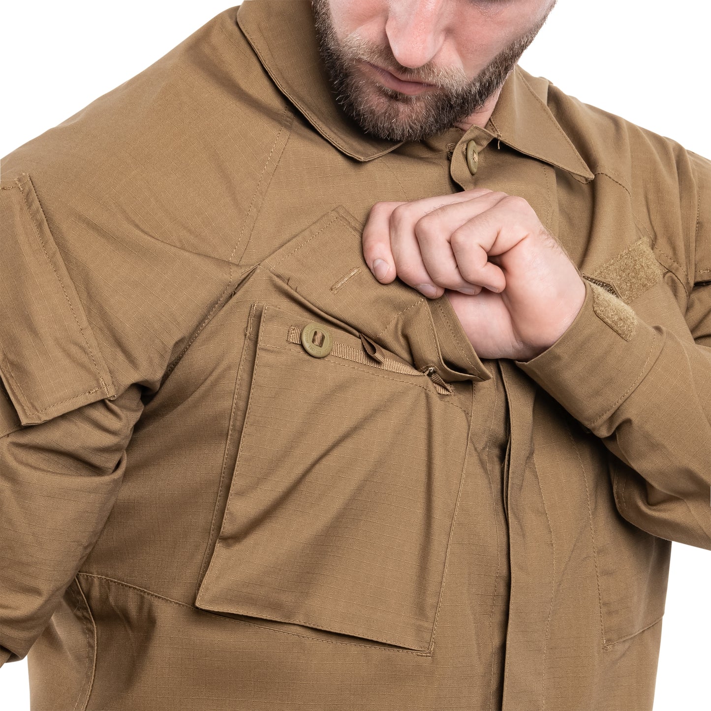 Bluza Helikon Raid Polycotton Stretch Rip-Stop - Coyote