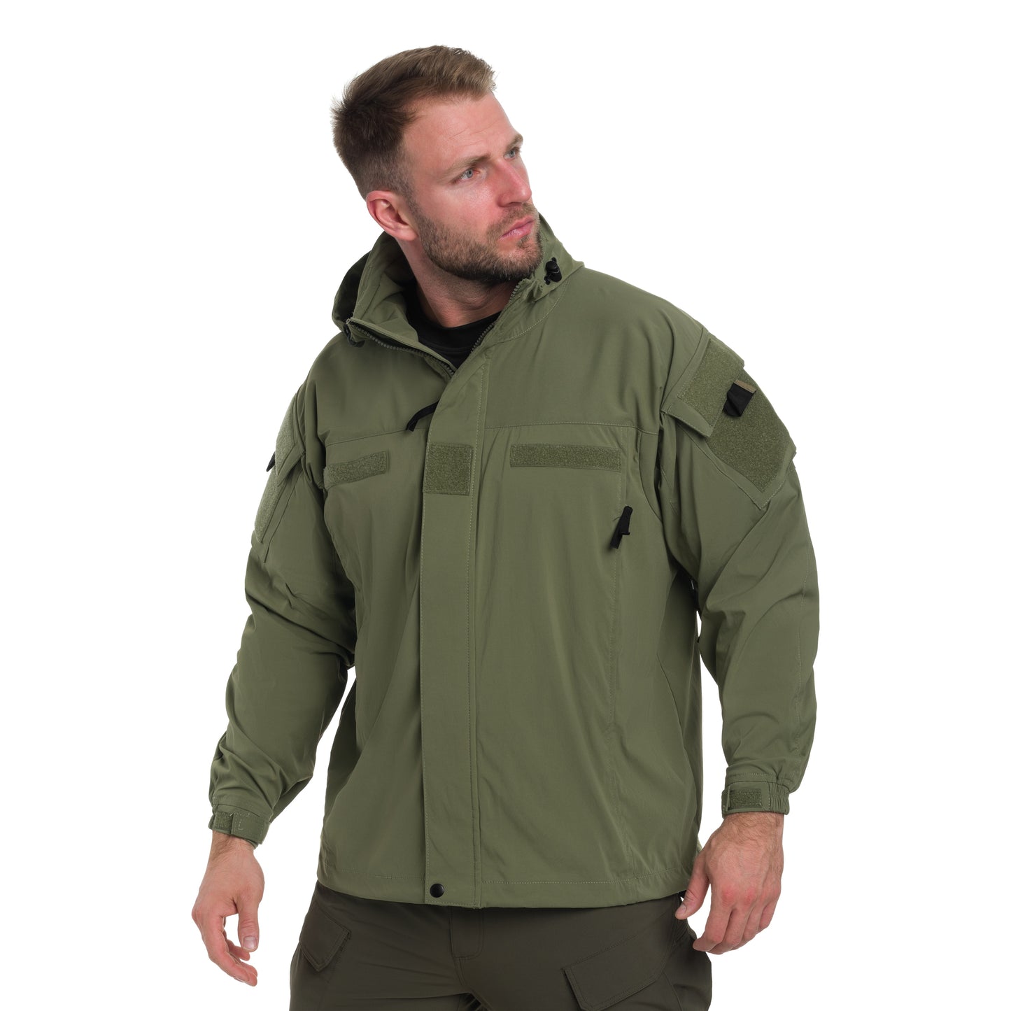 Kurtka MFH US Softshell Level 5 - Olive