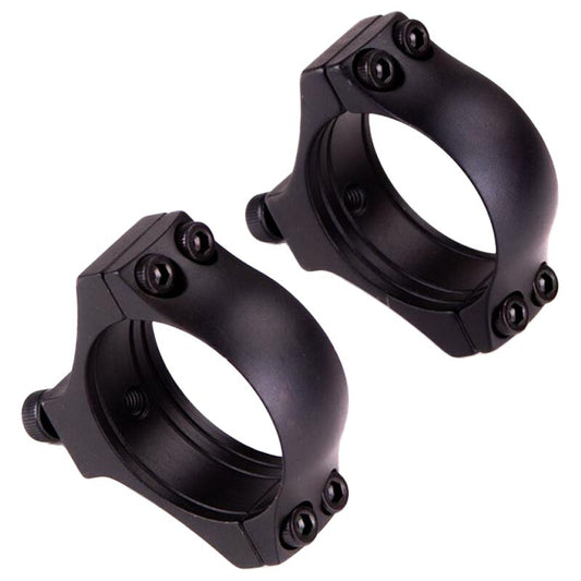Obejmy montażowe Łuszczek do lunet 24,5 mm H12 - Black