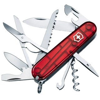 Scyzoryk Victorinox Huntsman - Transparent Red