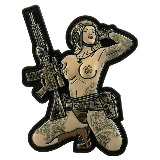 Naszywka M-Tac Tactical Girl No.1 Skandinavik with Mjolnir PVC - MultiCam