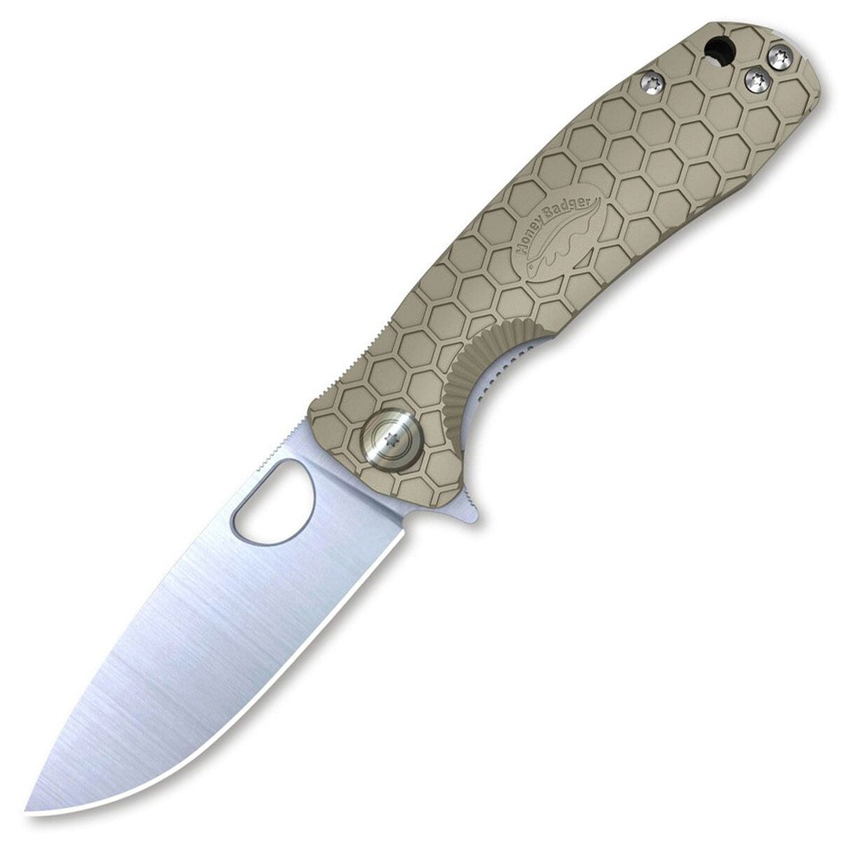Nóż składany Honey Badger Flipper D2 Small Tan T
