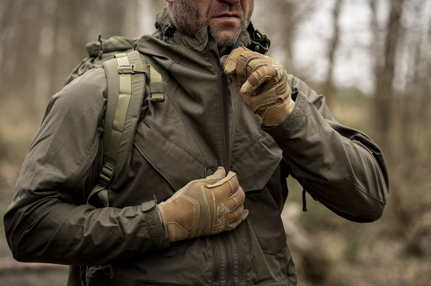 Rękawice Helikon Range Tactical - Coyote/Adaptive Green